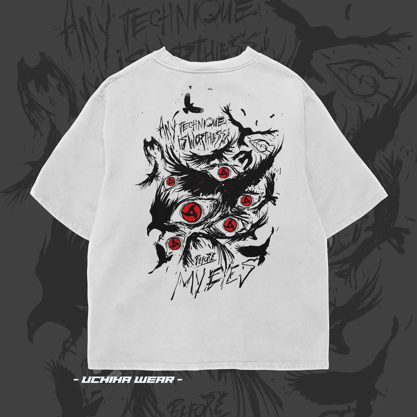 Itachi Before My Eyes White Shirt photo 2
