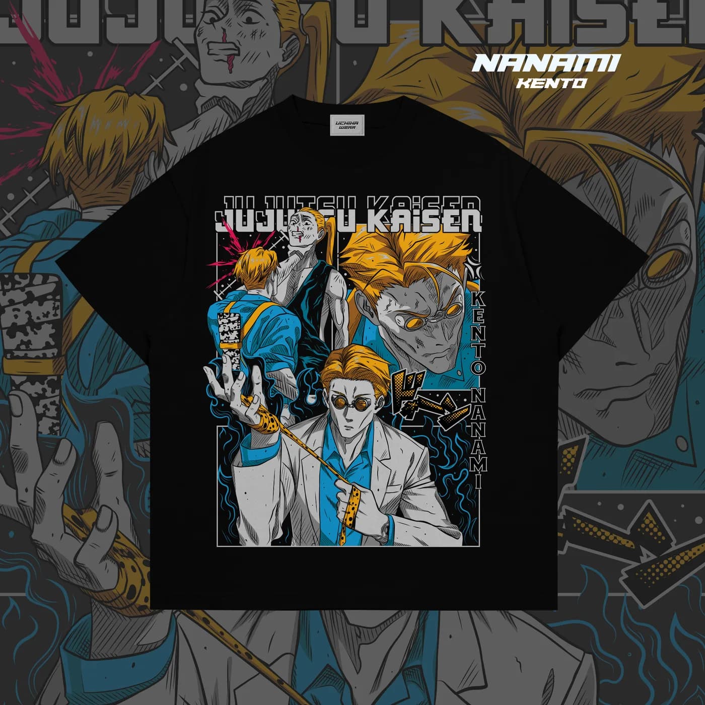 Kento Nanami Jujutsu Kaisen Shirt (Black)