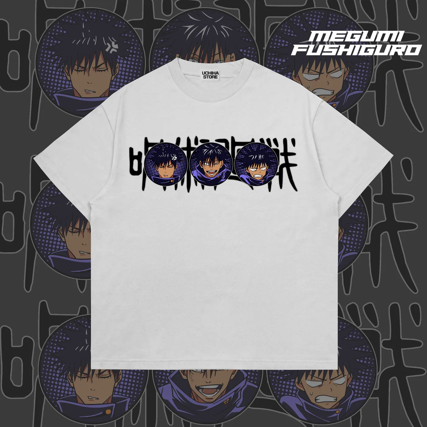 Megumi Jujutsu Kaisen Shirt (White)