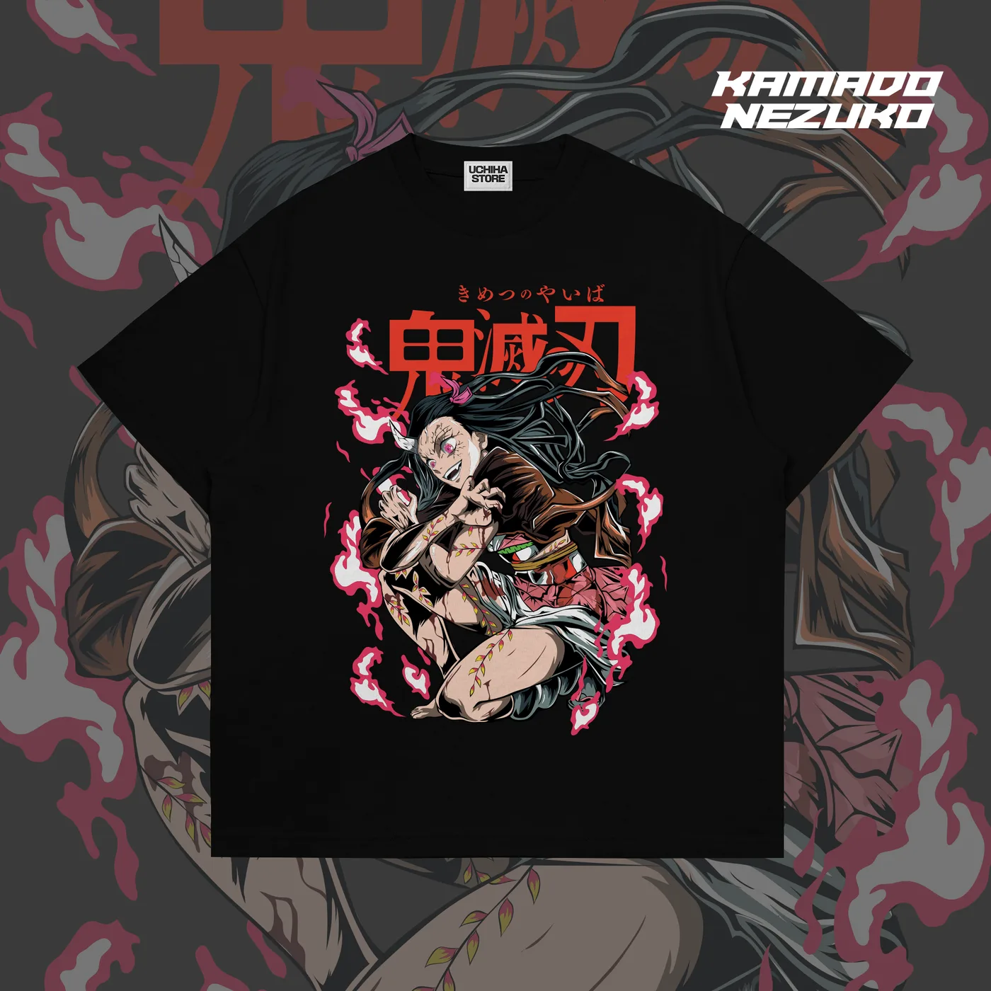 Nezuko Demon Slayer Shirt (Black)