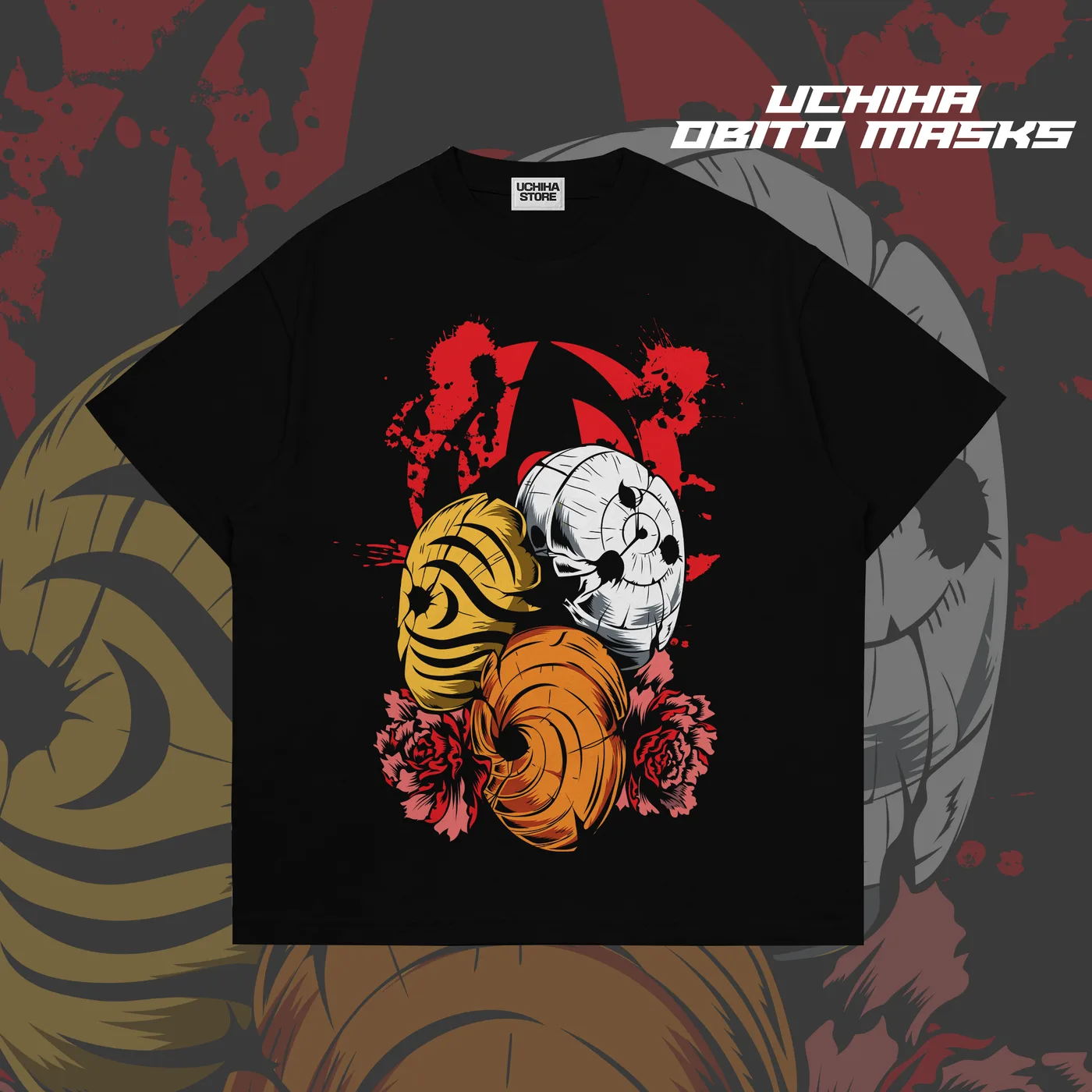 Obito Naruto Shirt (Black)