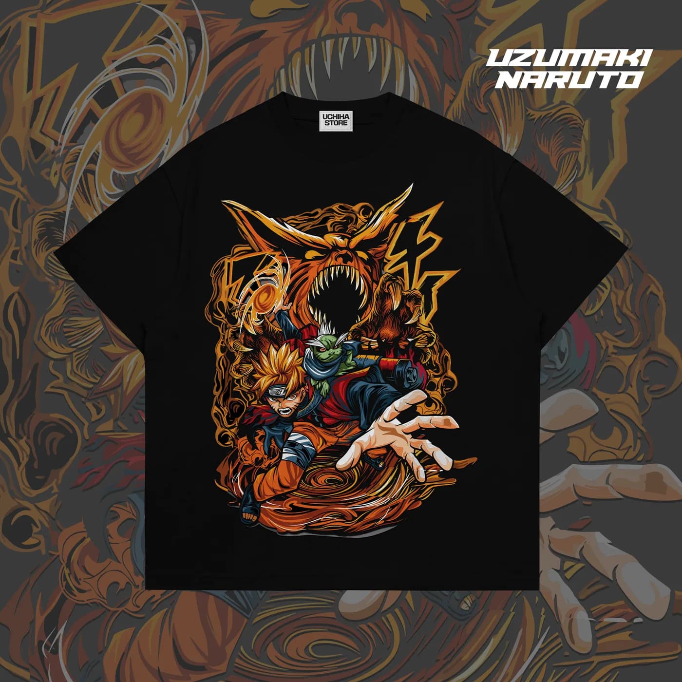 Sage Naruto Naruto Shirt (Black)
