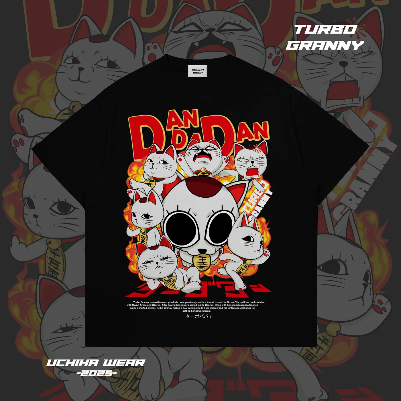 Turbo Granny Dandadan Shirt (Black)