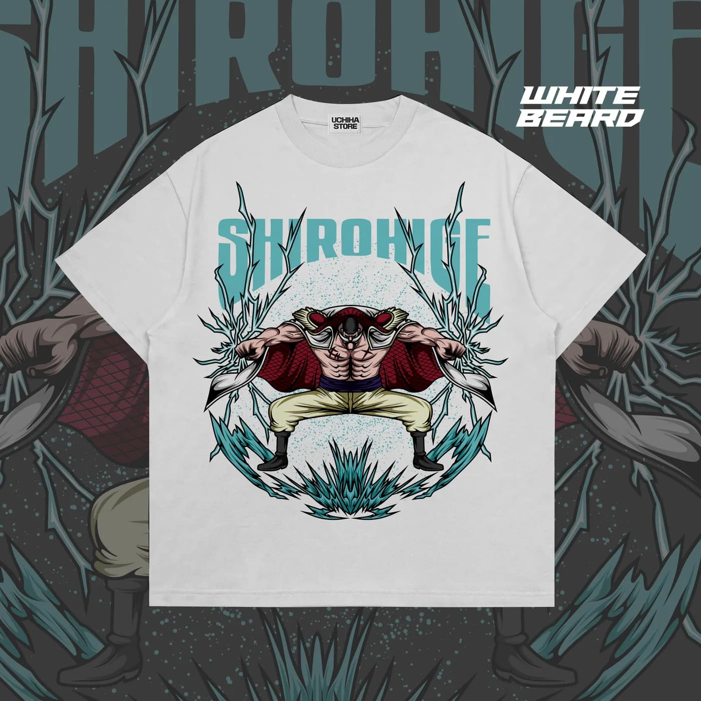 White Beard One Piece Shirt