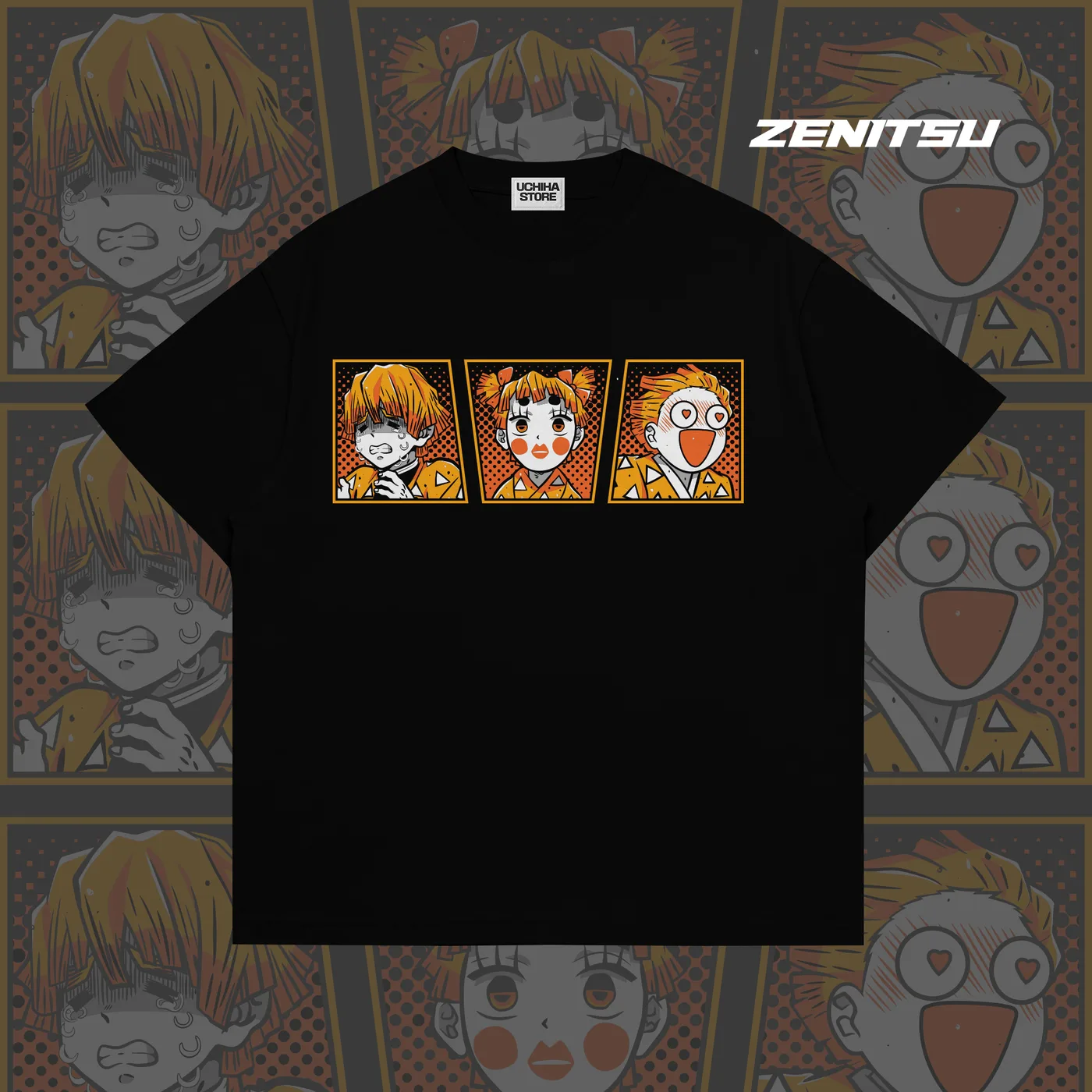 Zenitsu Demon Slayer Shirt (Black)